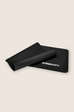 Freddy Tappetino nero fitness e yoga con cinghia per il trasporto-Donna Accessori Sportivi|Accessori Sportivi