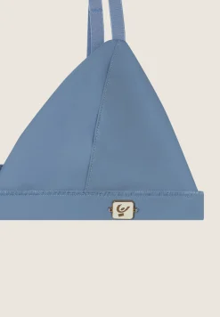 Freddy Top a triangolo in similpelle laminata-Donna Top E Canotte