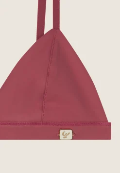 Freddy Top a triangolo in similpelle laminata-Donna Top E Canotte
