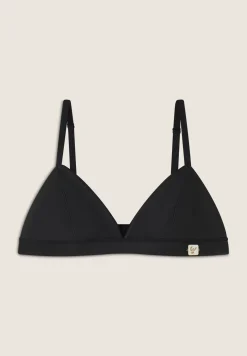 Freddy Top a triangolo in similpelle laminata-Donna Top E Canotte