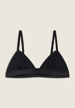 Freddy Top a triangolo in similpelle laminata-Donna Top E Canotte