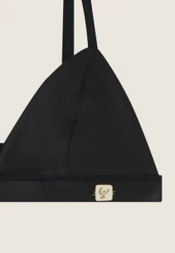 Freddy Top a triangolo in similpelle laminata-Donna Top E Canotte
