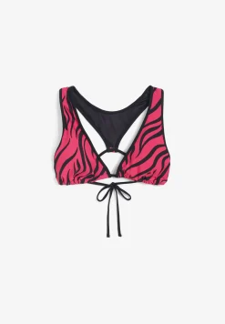 Freddy Top bikini a triangolo stampa zebrata all over-Donna Costumi Da Bagno
