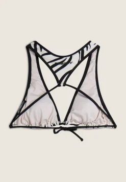 Freddy Top bikini a triangolo stampa zebrata all over-Donna Costumi Da Bagno