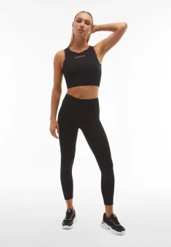 Freddy Top fitness a sostegno medio con bordature stampa tropical-Donna Padel|Pilates