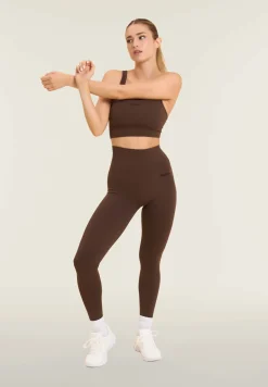 Freddy Top sportivo con coppe e inserti a spina di pesce-Donna Pilates|Fitness