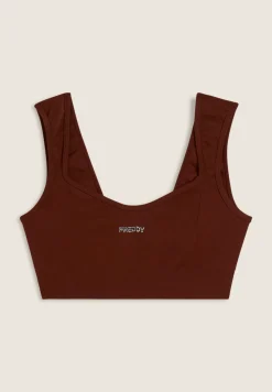 Freddy Top sportivo con scollo a cuore e supporto leggero-Donna Pilates|Fitness