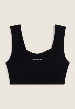 Freddy Top sportivo con scollo a cuore e supporto leggero-Donna Pilates|Fitness