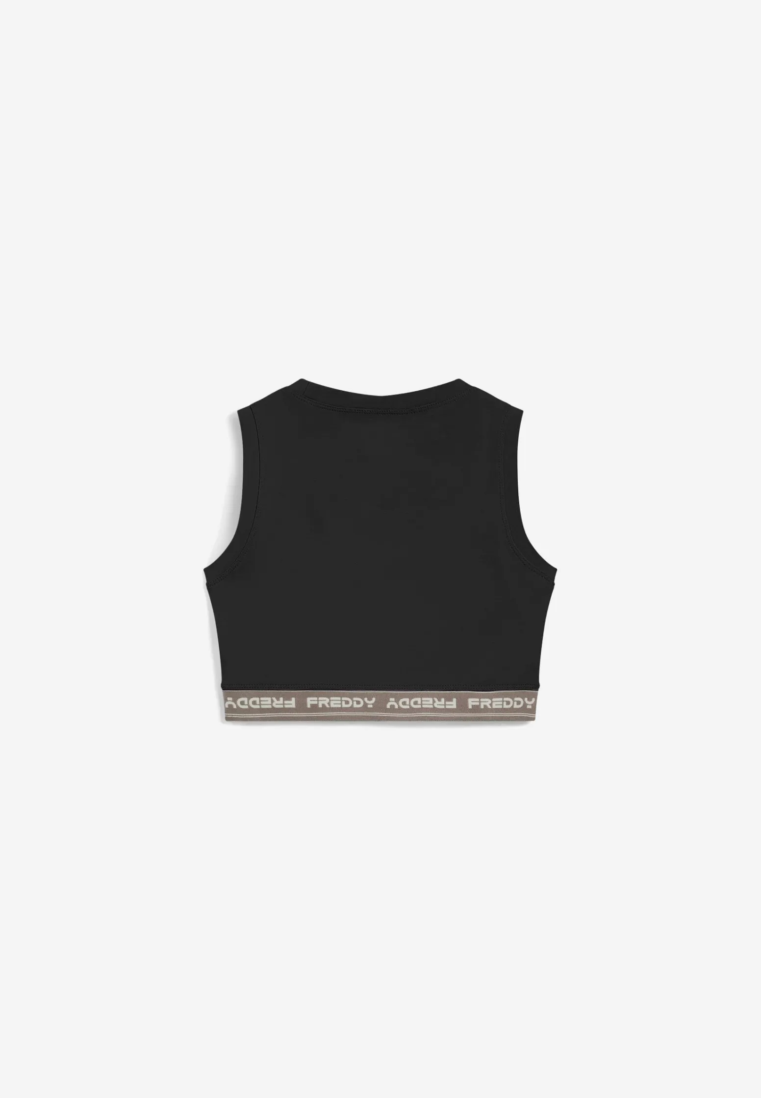 Freddy Top sportivo in heavy jersey stretch con elastico logato-Donna Top E Canotte