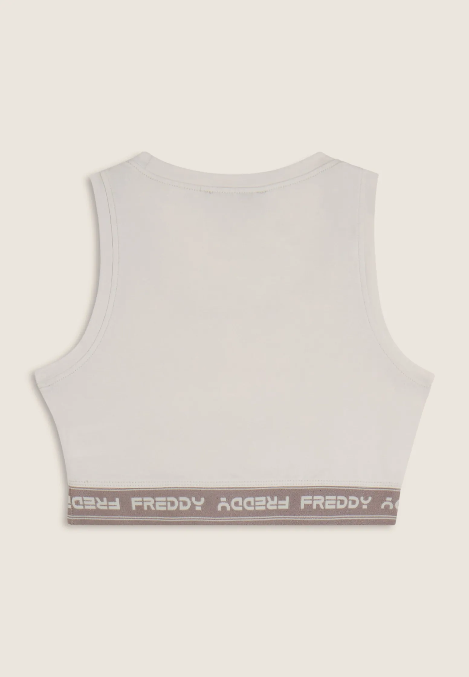 Freddy Top sportivo in heavy jersey stretch con elastico logato-Donna Top E Canotte