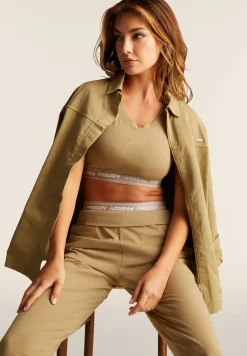Freddy Top sportivo in heavy jersey stretch con elastico logato-Donna Top E Canotte