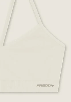 Freddy Top sportivo seamless con spalline incrociate-Donna Fitness|Yoga