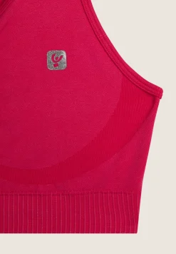 Freddy Top sportivo seamless ice wash con spalline incrociate-Donna Padel|Pilates