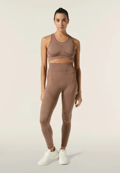 Freddy Top sportivo seamless ice wash con spalline incrociate-Donna Padel|Pilates