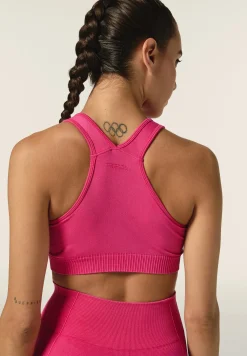 Freddy Top sportivo seamless ice wash con spalline incrociate-Donna Padel|Pilates