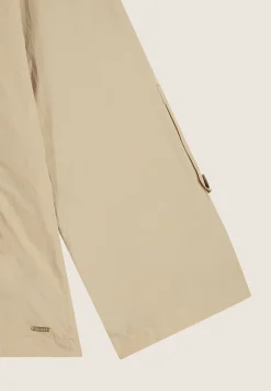Freddy Trench donna in nylon lunghezza media con maniche ampie-Donna Giacche