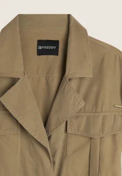 Freddy Trench donna senza maniche con cintura in vita-Donna Giacche