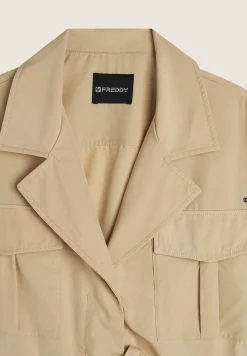 Freddy Trench donna senza maniche con cintura in vita-Donna Giacche