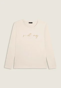 Freddy T-shirt a maniche lunghe con scritta “Something Amazing”-Donna T-shirts