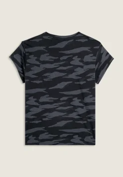 Freddy T-shirt camouflage con maniche ad aletta-Donna Fitness|T-shirts
