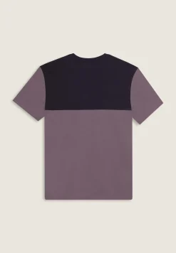 Freddy T-shirt colour block con stampa sulla spalla-Uomo T-shirts E Polo