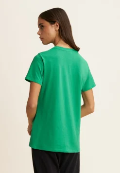 Freddy T-shirt comfort fit in jersey con dettagli preziosi-Donna Padel|Pilates