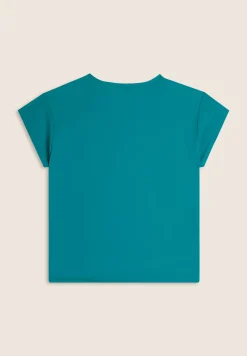 Freddy T-Shirt comfort in Tessuto tecnico con bordature a contrasto-Donna Padel|Pilates