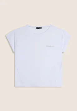 Freddy T-Shirt comfort in Tessuto tecnico con bordature a contrasto-Donna Padel|Pilates