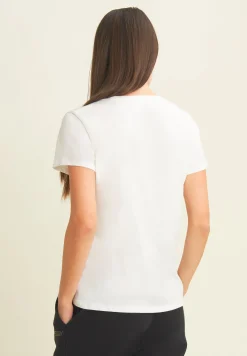 Freddy T-shirt con grafica “Enjoy the party” in strass-Donna T-shirts