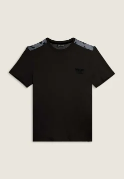 Freddy T-shirt con inserti camouflage e logo sul cuore-Uomo T-shirts E Polo