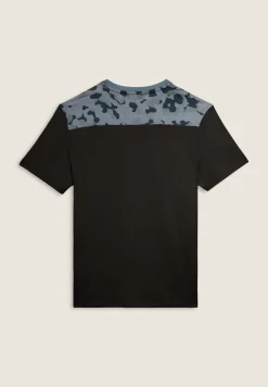 Freddy T-shirt con inserti camouflage e logo sul cuore-Uomo T-shirts E Polo
