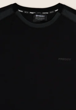 Freddy T-shirt con inserti sulle spalle-Uomo T-shirts E Polo