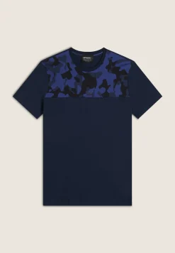 Freddy T-shirt con Inserto Camouflage-Uomo T-shirts E Polo