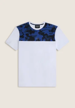 Freddy T-shirt con Inserto Camouflage-Uomo T-shirts E Polo