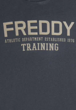 Freddy T-shirt con logo centrale e dettaglio camouflage-Uomo T-shirts E Polo