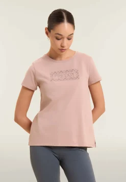 Freddy T-shirt con logo e grafica geometrica-Donna Ginnastica|T-shirts