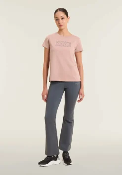 Freddy T-shirt con logo e grafica geometrica-Donna Ginnastica|T-shirts