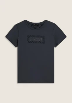 Freddy T-shirt con logo e grafica geometrica-Donna Ginnastica|T-shirts