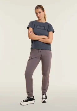 Freddy T-shirt con logo e grafica geometrica-Donna Ginnastica|T-shirts