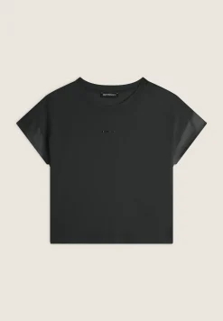 Freddy T-shirt corta in jersey con maniche effetto seta-Donna T-shirts