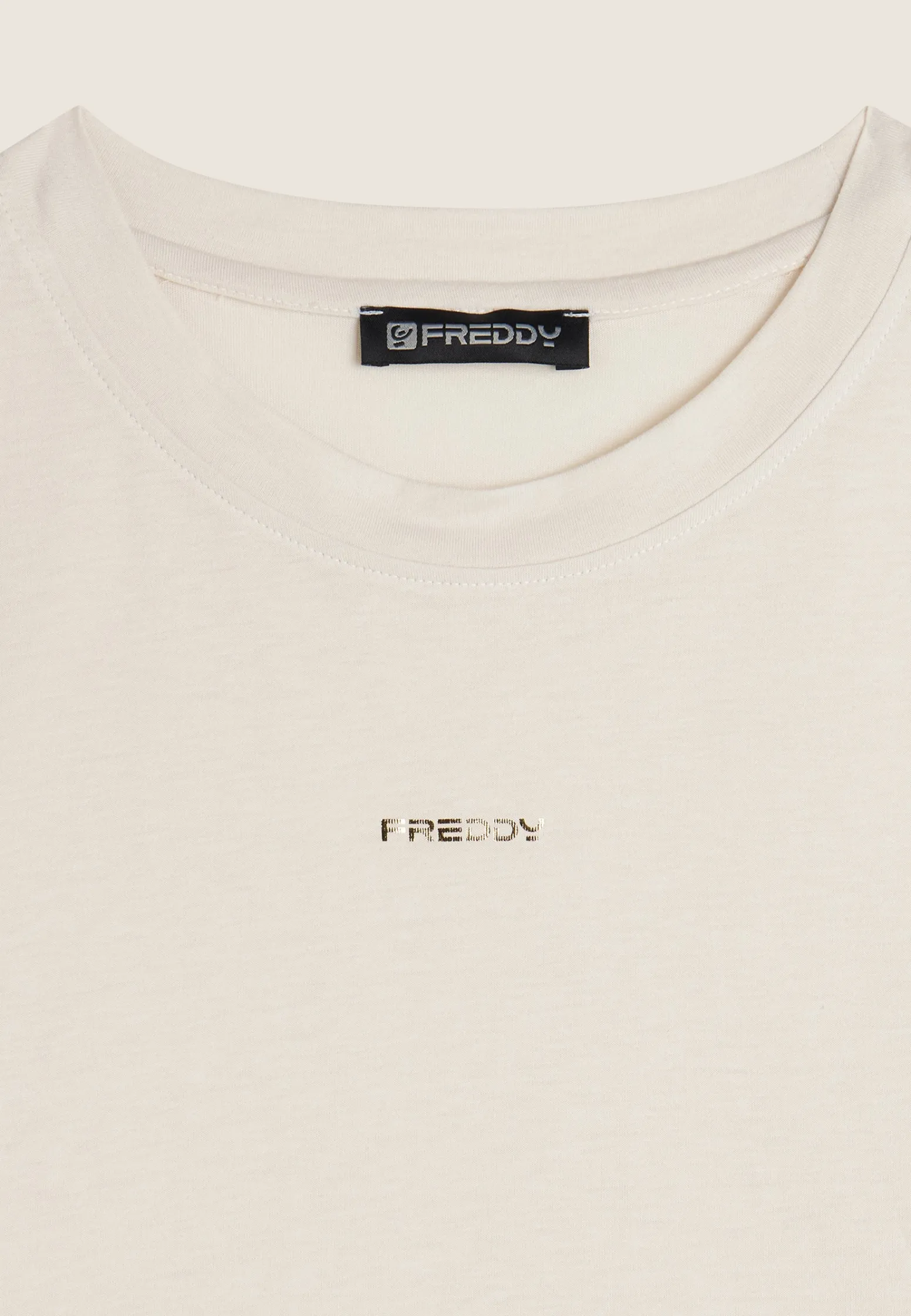 Freddy T-shirt corta in jersey con maniche effetto seta-Donna T-shirts