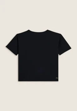 Freddy T-shirt cropped con maniche ampie e stampa Mood Up-Donna Pilates|Fitness