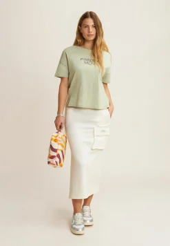 Freddy T-shirt Cropped con Spacchi Laterali-Donna T-shirts