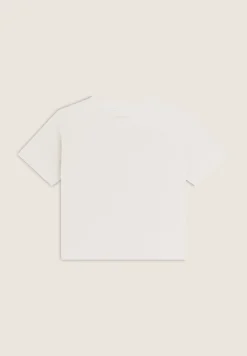 Freddy T-shirt Cropped girocollo fit comfort con ricamo-Donna T-shirts