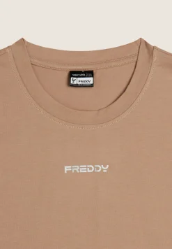 Freddy T-shirt Cropped in Jersey Elasticizzato-Donna T-shirts