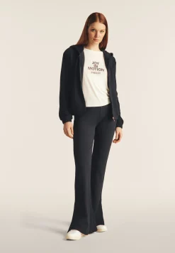 Freddy T-shirt cropped senza maniche in jersey viscosa con grafica-Donna T-shirts