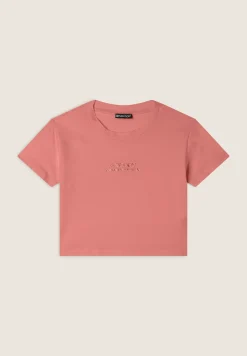 Freddy T-shirt cropped slim fit in jersey leggero-Donna T-shirts