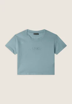 Freddy T-shirt cropped slim fit in jersey leggero-Donna T-shirts