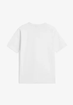 Freddy T-shirt da bambina in cotone elasticizzato con logo argento- T-shirts