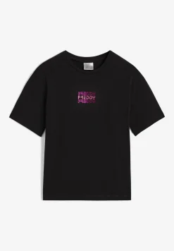 Freddy T-shirt da bambina oversize con logo specchiato- T-shirts